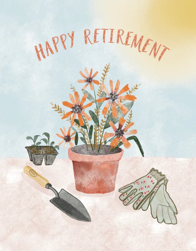 Happy Retirement Gardening Card