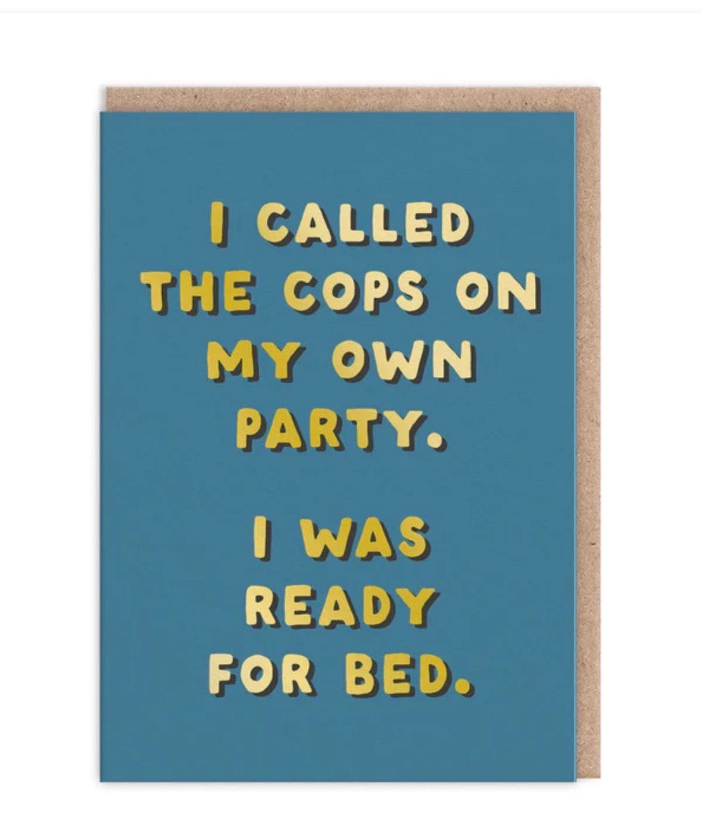 Ready For Bed Card