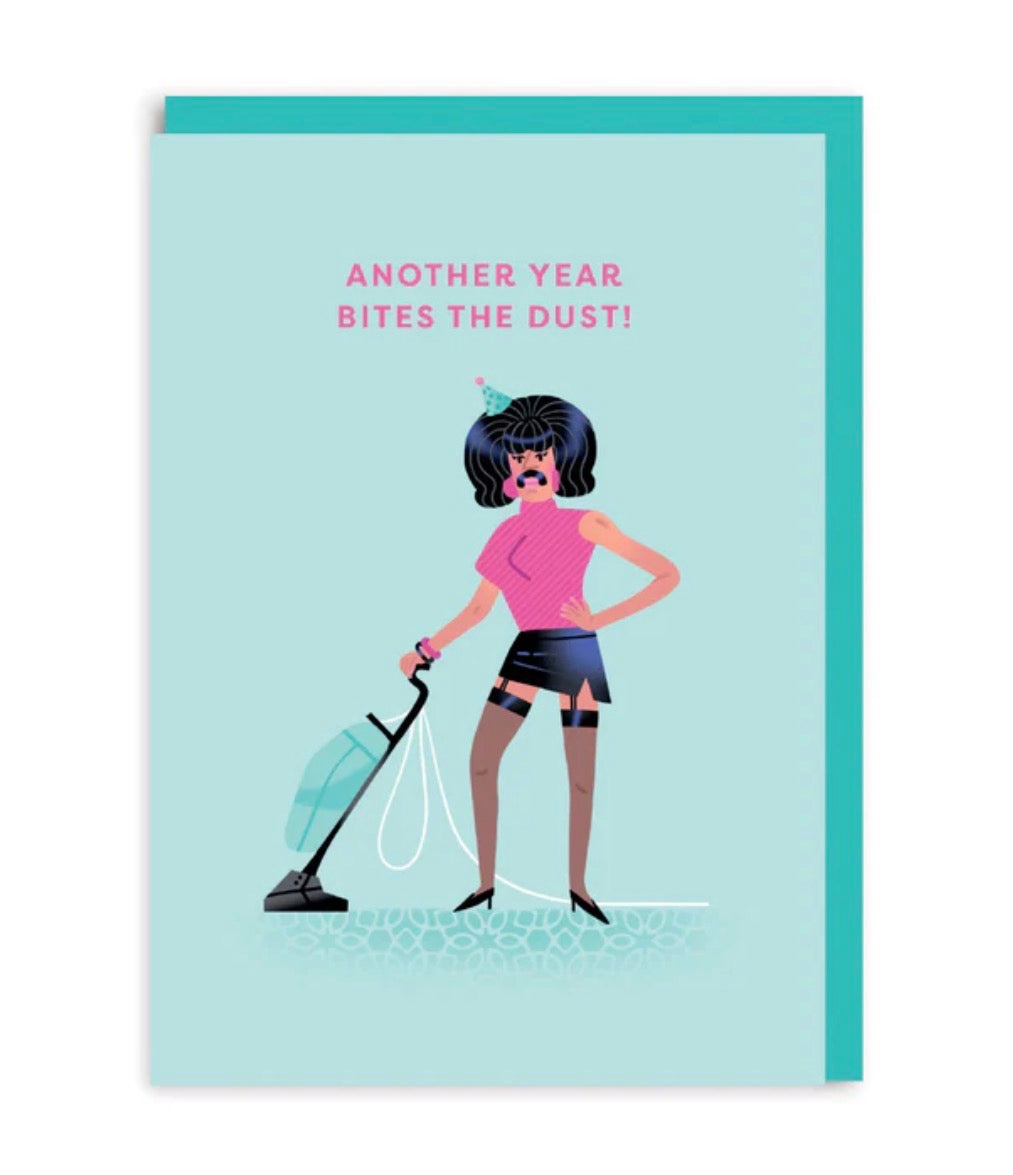 Another Year Bites The Dust Birthday Card