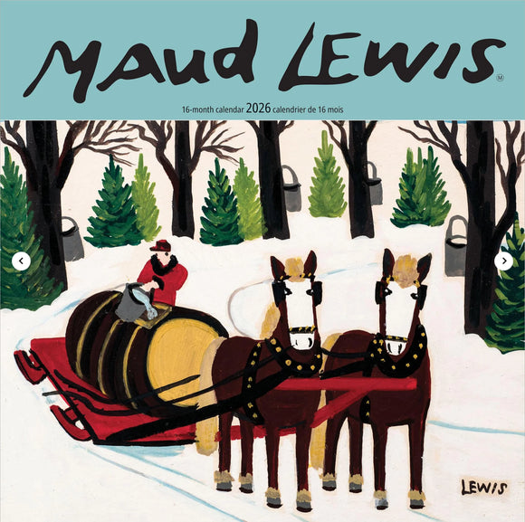 2026 Wall Calendar - Maud Lewis