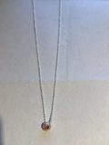 Rose Gold Ball On Delicate Chain