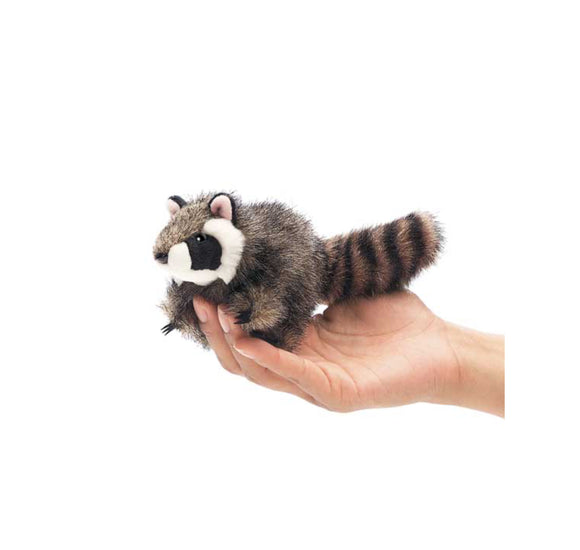 Mini Raccoon Finger Puppet