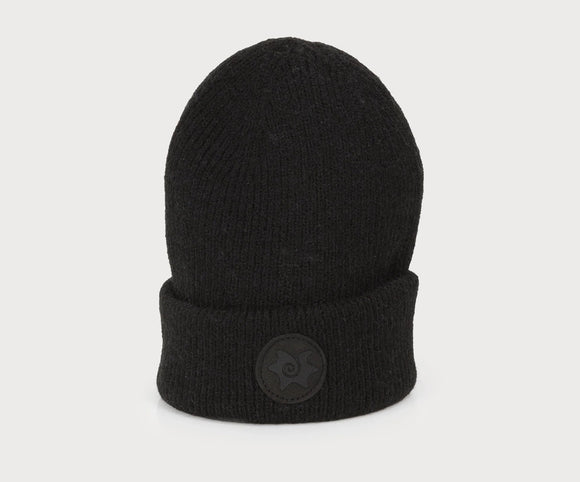 Warm And Soft Hat With Logo 8004 Black