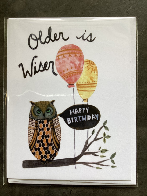 Older Is Wiser - Sarah Duggan Card