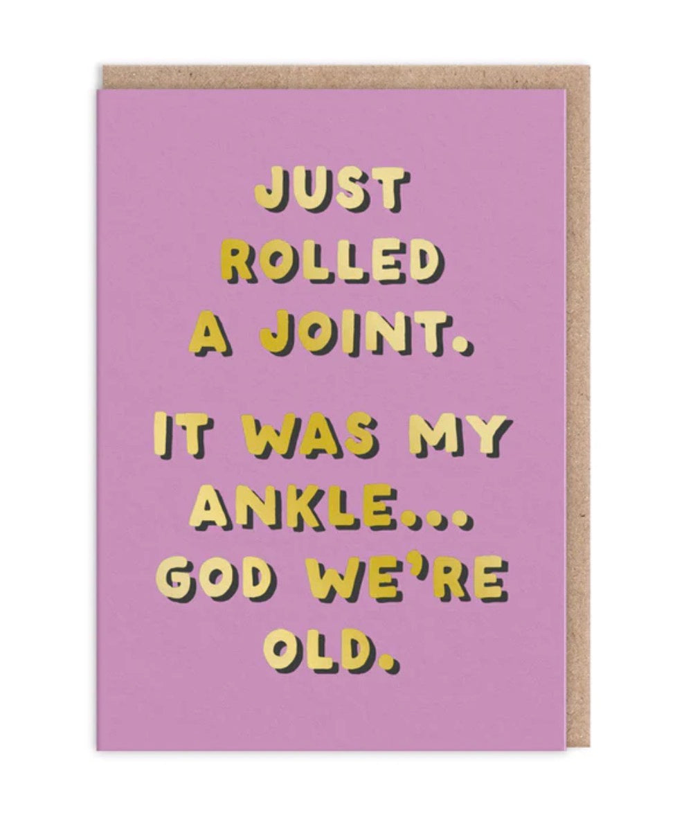 Rolled A Joint Greeting Card