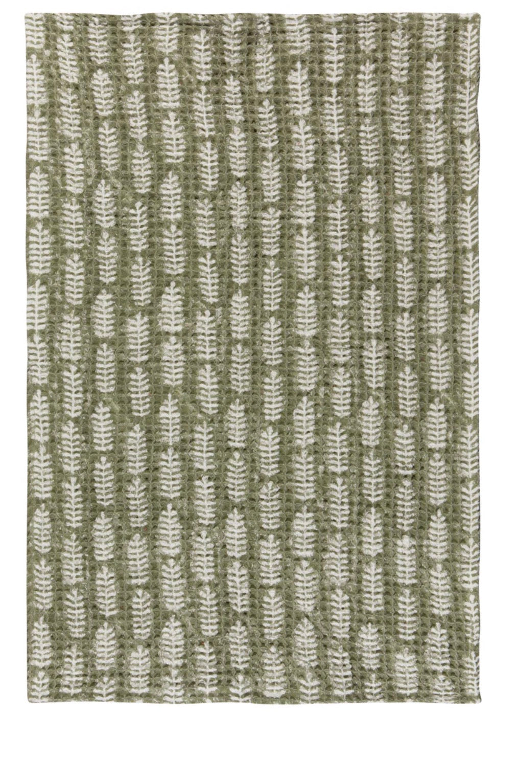Tt Block Print Waffle Fern