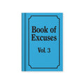 Book Of Excuses Hardcover Notebook