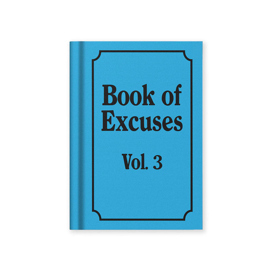 Book Of Excuses Hardcover Notebook