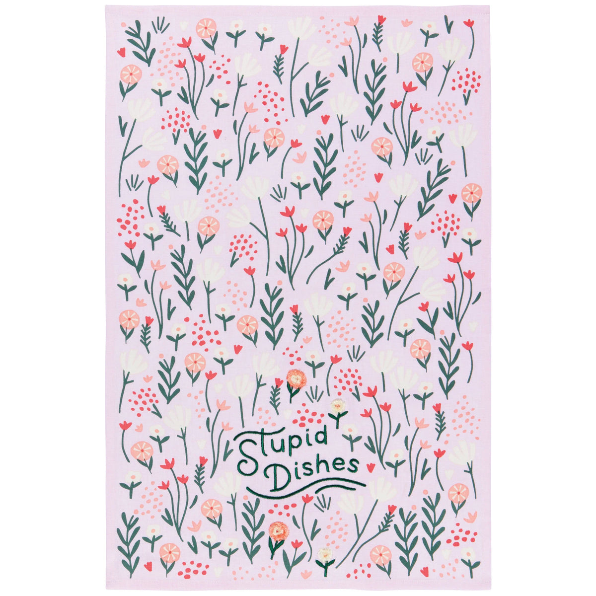 Stupid Dishes Dishtowel