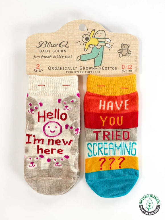 I’m New / Screaming Baby Socks