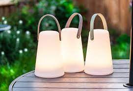 Cone Shaped LED Lantern 8” H