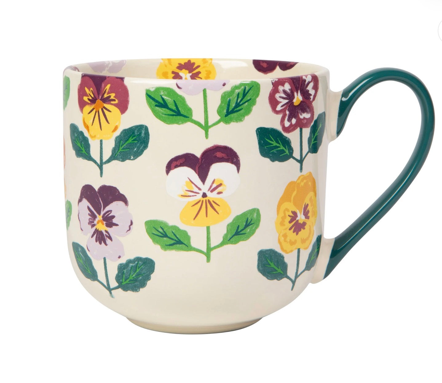 Cottage Pansy Mug