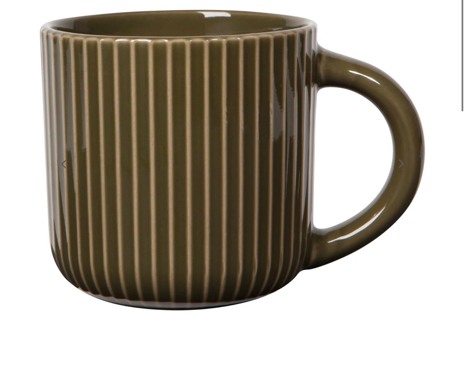 Fluted Mug - Olive Branch 22oz