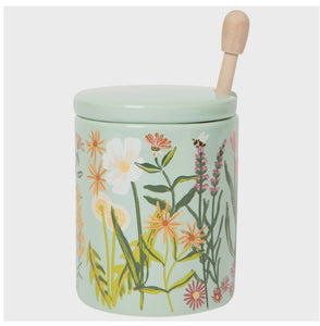 Bees And Blooms Honey Pot