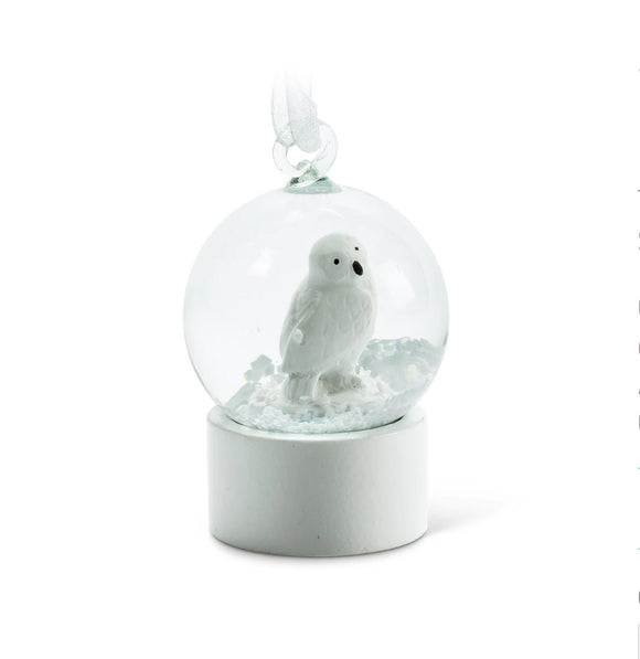 Abbott Mini Owl Snow Globe