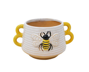 Double handled Bee Pot