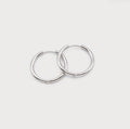 CLASSIC HOOPS IN SILVER - 2797- SLV