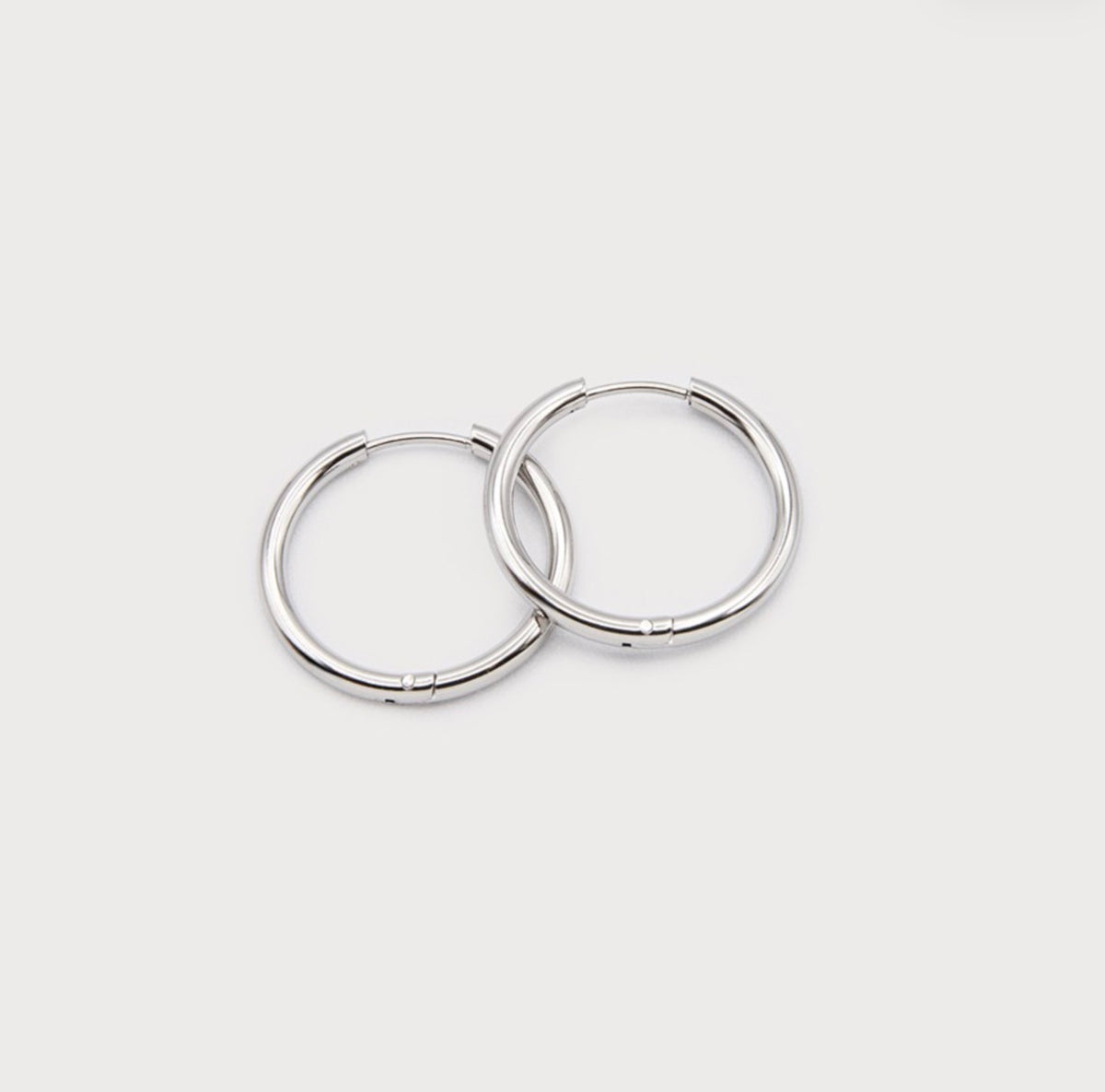 CLASSIC HOOPS IN SILVER - 2797- SLV