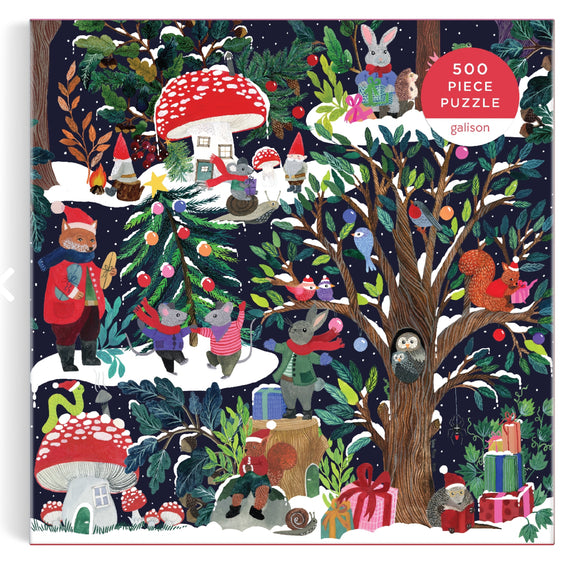 Yuletide Forest 500 Piece Puzzle