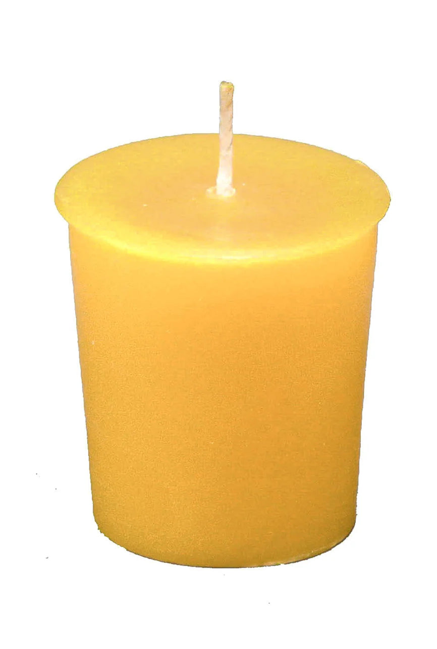 2 Inch Natural Beeswax Votive Candle