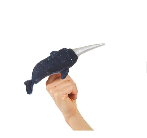 Mini Narwhal Finger Puppet