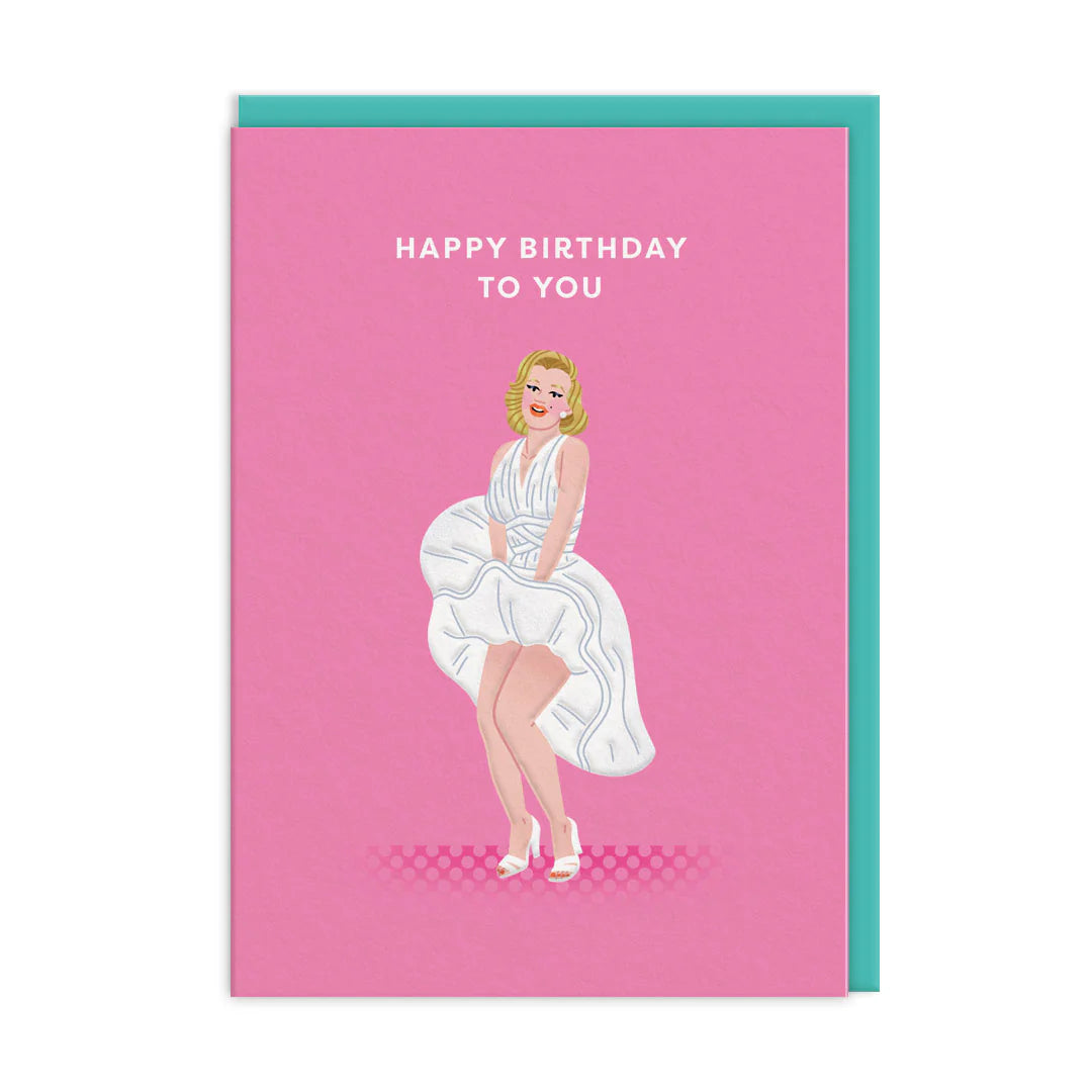 Happy Birthday To You Marilyn Monroe Card