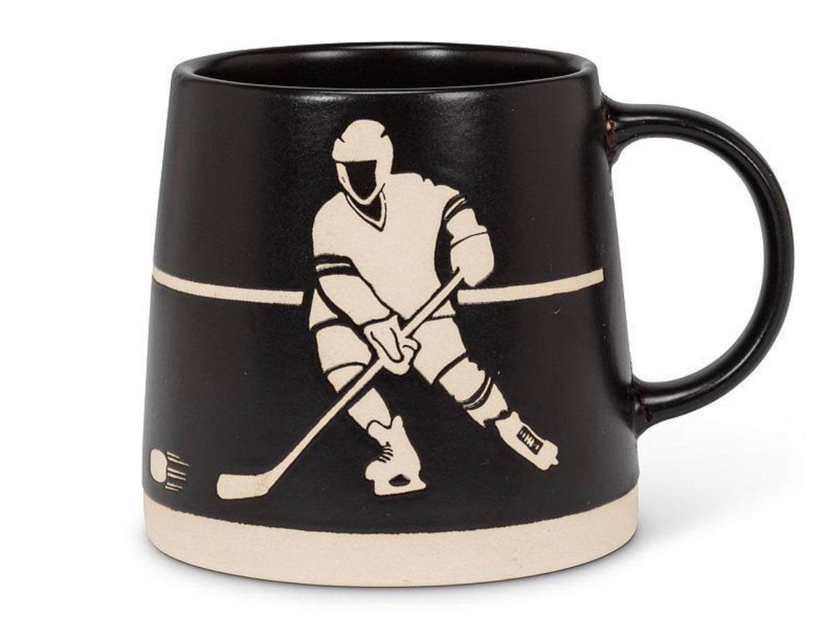 Wide Base Hockey Mug
