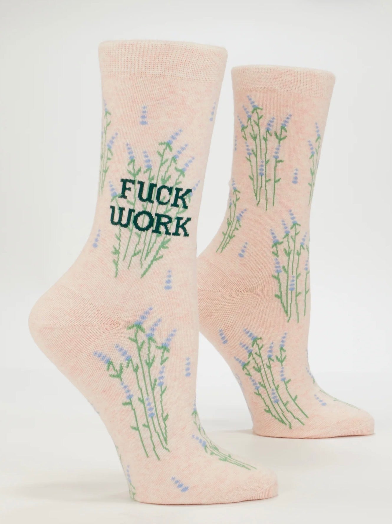 Fuck Work Women Crew Socks