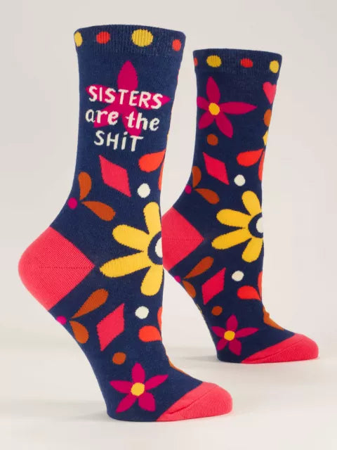 Sisters Are The Shit - Womens Crew Socks
