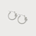 Bow Earrings 2845-SLV