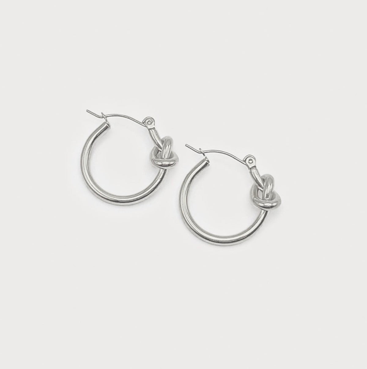 Bow Earrings 2845-SLV