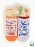 Hear Me Giggle / Sleep Baby Socks