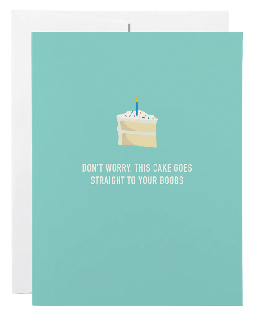 Don’t Worry, This Cake Goes Straight To Your Boobs