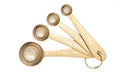 Set/4 Measuring Spoons Gold
