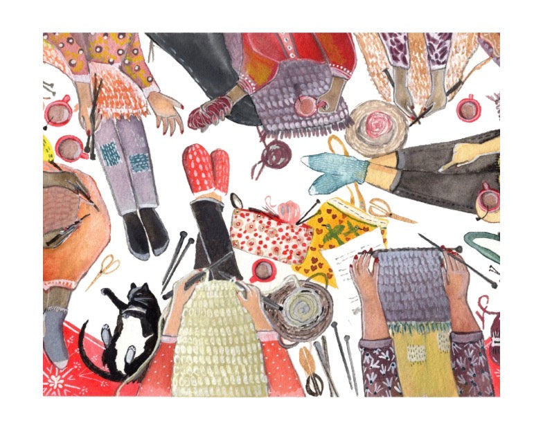 Women who make - knitting Sarah duggan