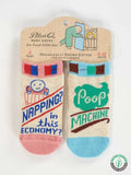 Napping / Poop Machine Baby Socks