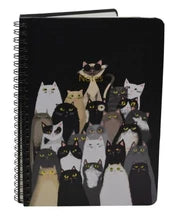 Notebook Hard Cover Cat Family