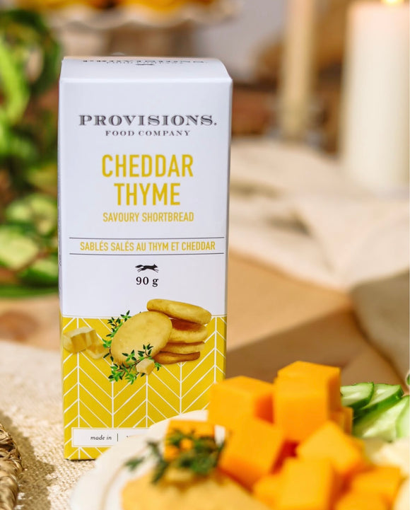 Cheddar Thyme Shortbread
