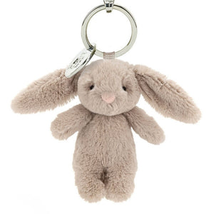 Bashful Bunny Beige Bag Charm Keychain