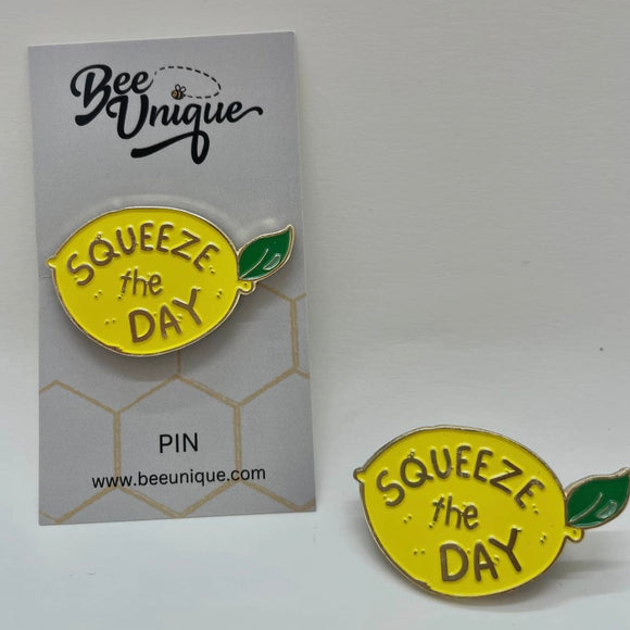 Squeeze the Day - Enamel Pin