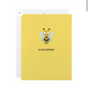 Ha-bee Birthday Card