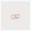 Hammered Circle on Posts 2781-GLD