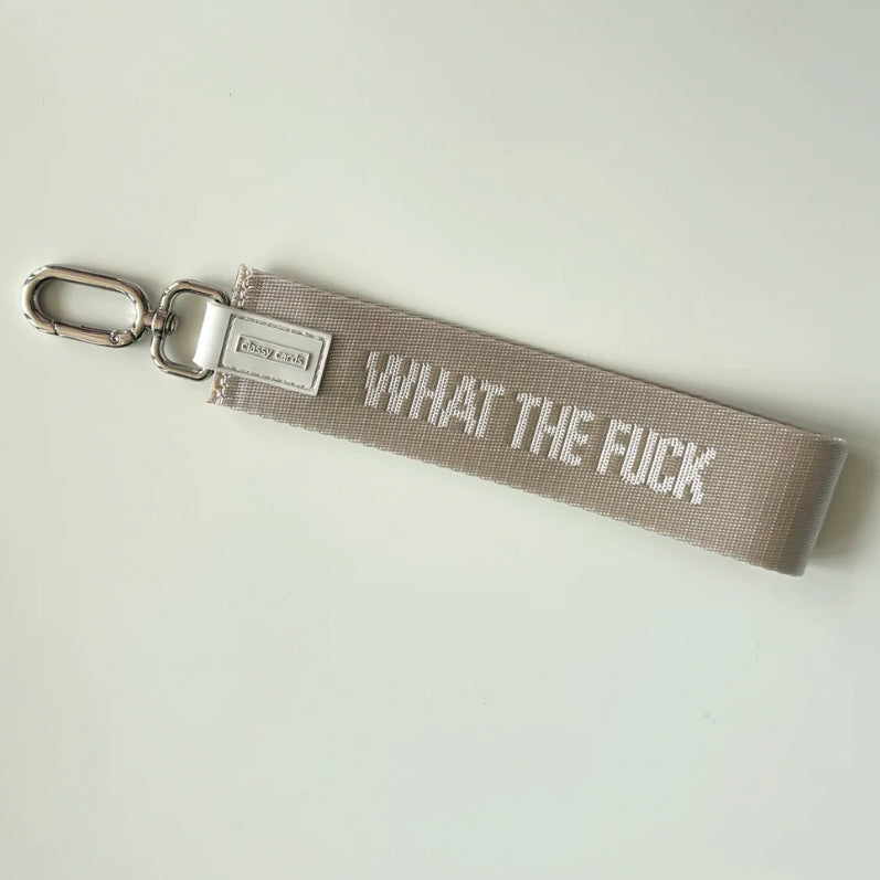 What The Fuck Wristlet Keychain