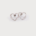 Small Delicate Hearts on Posts 2779-SLV
