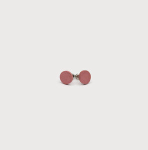 Small Pink Wooden Studs 2001- PNK