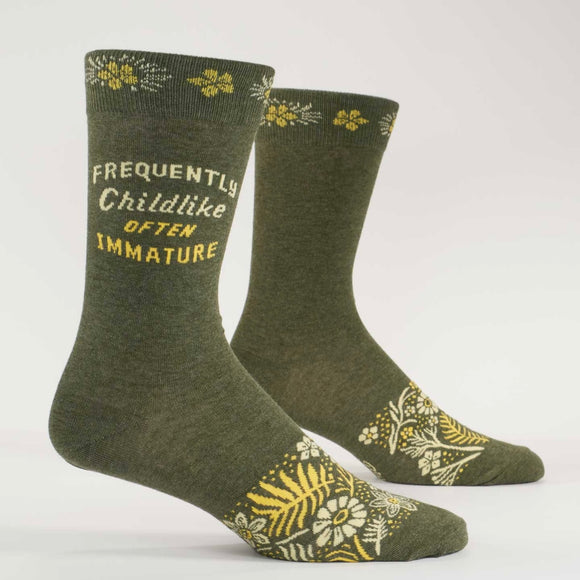 Frequently Childlike Often Immature - Men’s Socks