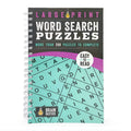 Large Print Word Search Puzzles Teal