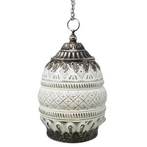 LANTERN YALA CREAM LED TIMER