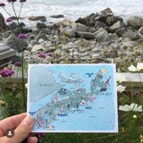 Nova Scotia Map - Seed Card