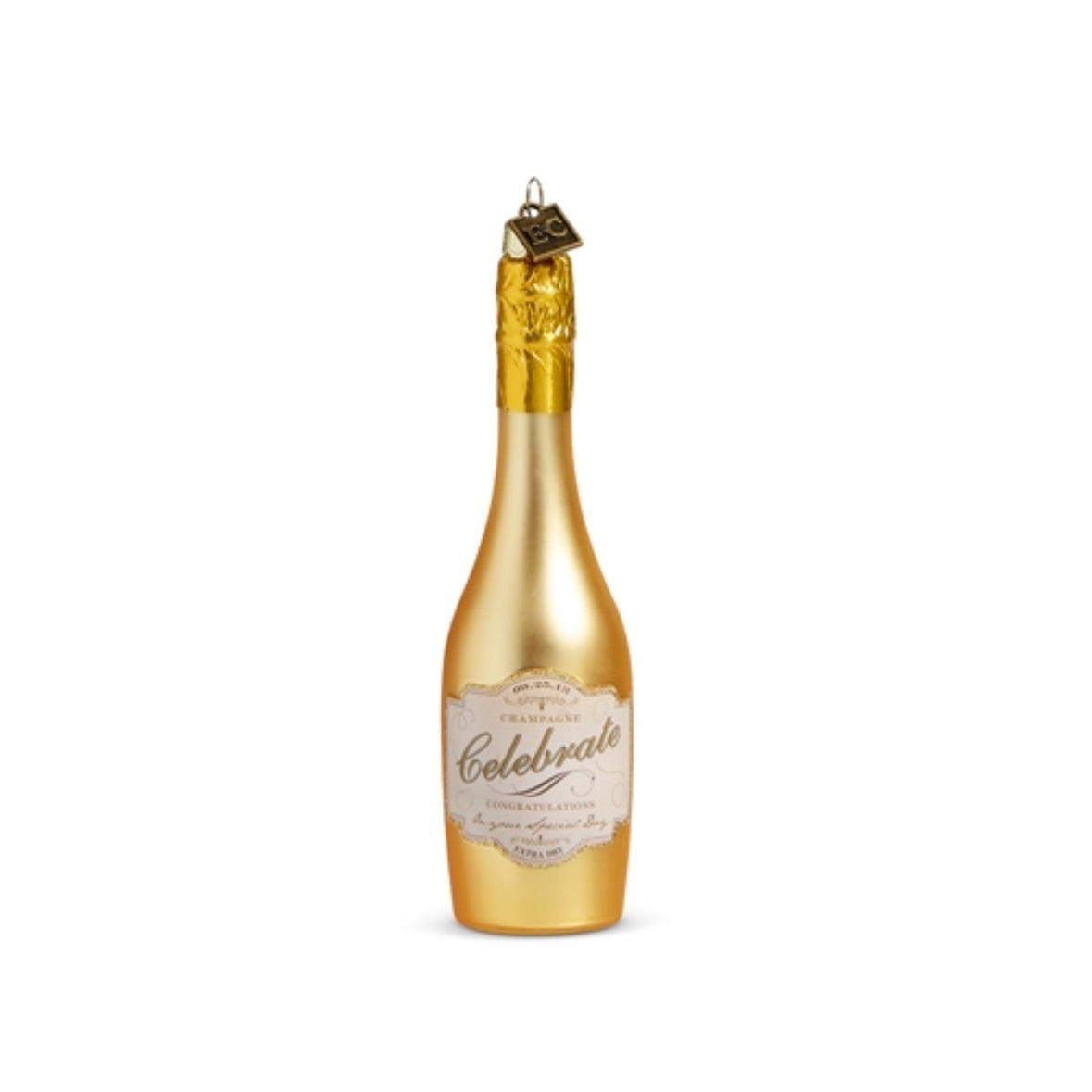 Celebrate Champaign white wine ornament